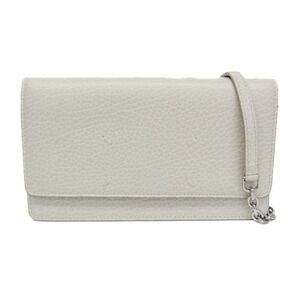 Maison Margiela 4-stitch S56UI0147 Women,Men Leather Chain/Shoulder Wallet Of...